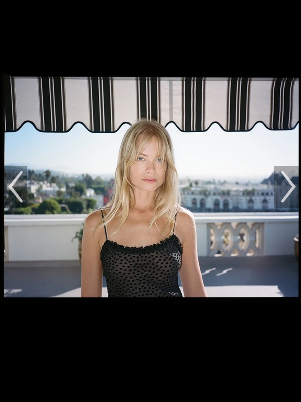 Realisation Par Black Esme Devore Spot Polka Dot Slip Maxi Dress - Picture 4 of 10